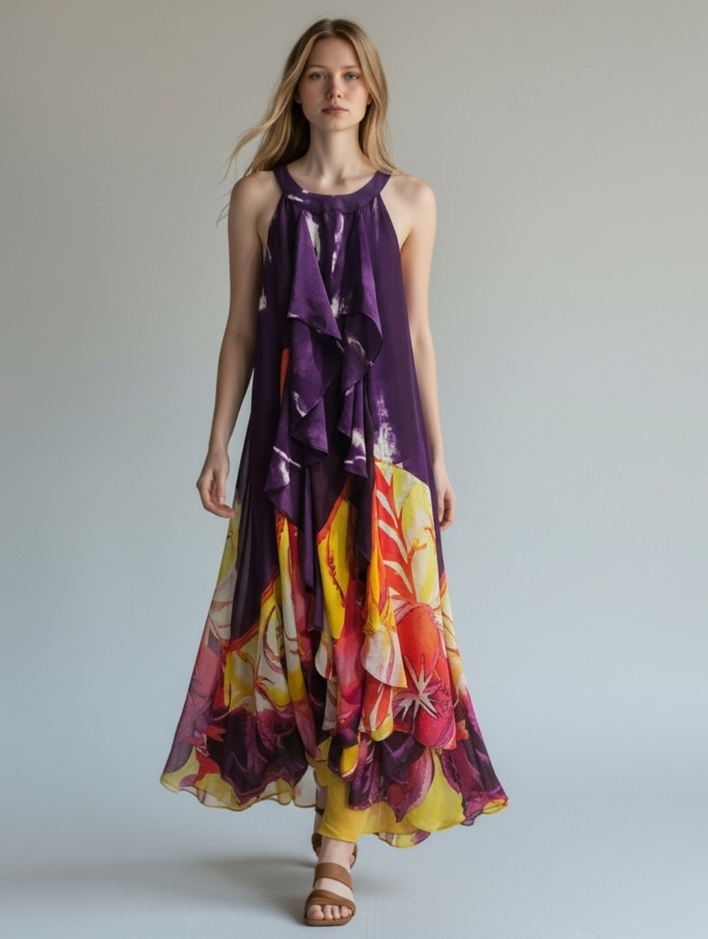Jennifer Lopez Deep Purple Fabric